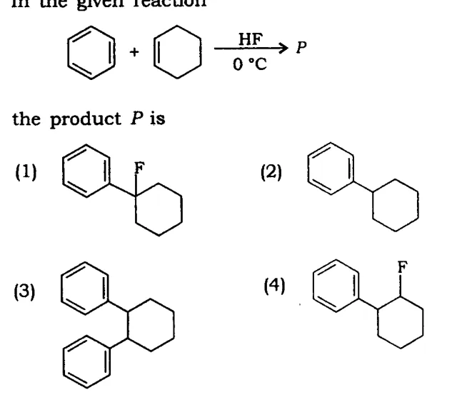 reaction scheme plus 4 product structure options