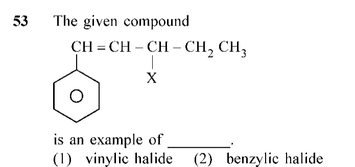 structure of the given compound